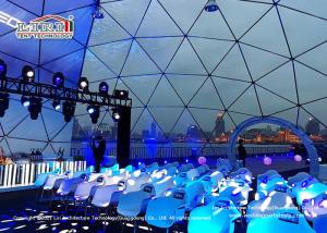 Best 11m Air Conditioned Summer Polyester Sphere Glamping Tent Accessories in Florida wholesale