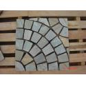 Natual Yellow Quartzite Flagstone Patio Flooring Pavers P014 Quartz Stone for sale