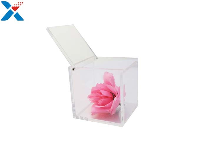 Best Wedding Candy Acrylic Packaging Box Mini 2 Inch Clear Acrylic Cube Box With Lid wholesale