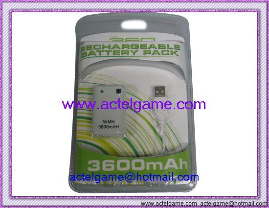 Cheap Xbox360 Rechargeable Battery Pack xbox360 game accessory for 