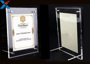 Best Clear Acrylic Photo Frame A4 A3 Certificate / Business License Frame wholesale