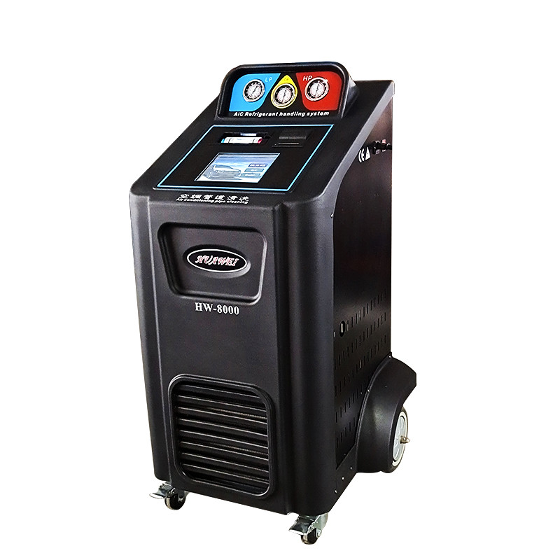 Best Built-in printer Recovery machine Car Refrigerant Recovery Machine 15kg Cylinder Capacity Car AC Service Machine wholesale