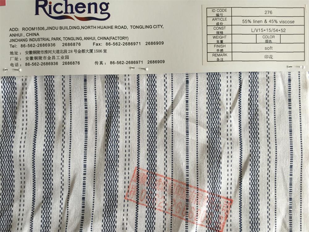 Buy cheap Linen Viscose printd fribic from wholesalers