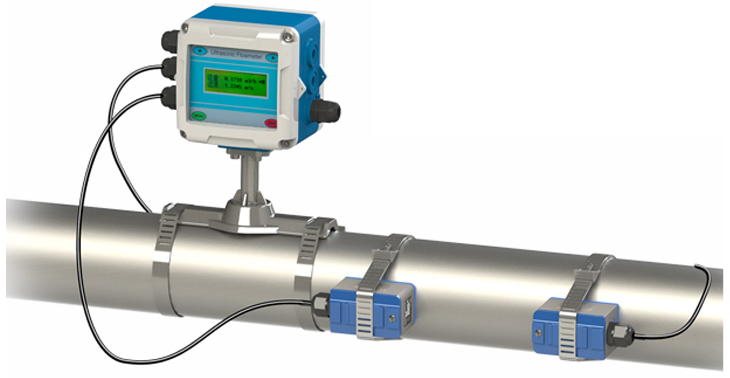 Best Residential Inline Water Flow Meter LCD Irrigation Mass Flow Measurement wholesale