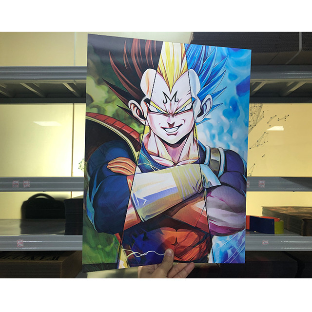 Buy cheap Non Toxic 3D Lenticular Poster Printing Goku Wall Art Painting from wholesalers