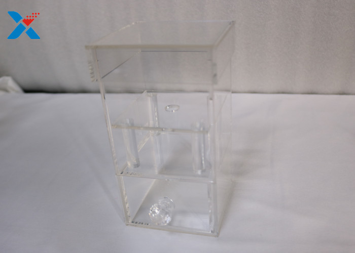 Best Single Hole Acrylic Flower Box Clear Color Customized Thickness With Drawer wholesale