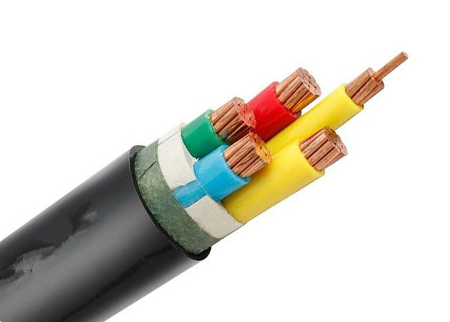 Buy cheap Indoor LV Armoured Mains Cable , 5 Core Pvc Armored Cable Lead Free from wholesalers