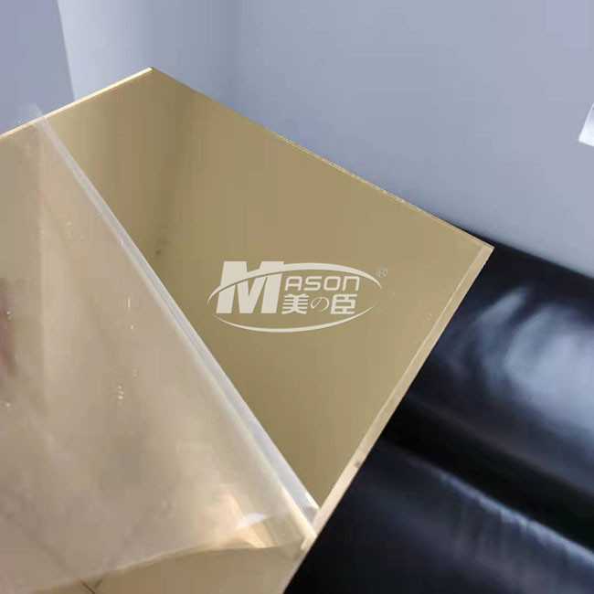 Best High Reflective One Way Mirror Acrylic Silver Gold Acrylic Mirror Sheet 1mm wholesale