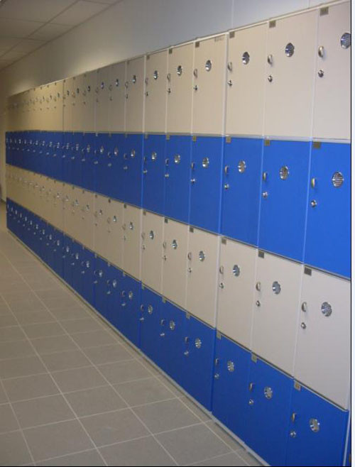 Best PVC Material Blue School Lockers Durable Four Tier Lockers For Swimming Pool wholesale