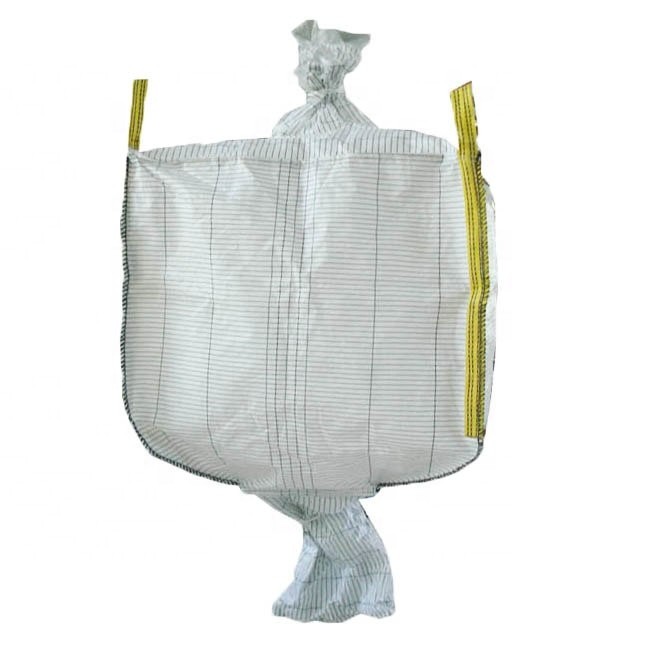 Best Side Discharge Design Anti Static Bulk Bags Flat Bottom With Spout 500kg / 600kg wholesale