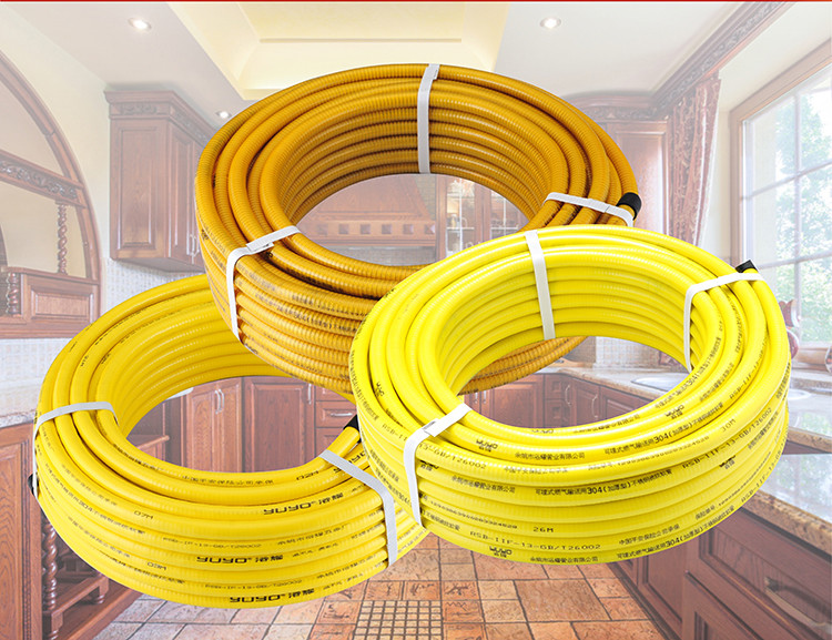 Best PVC Plastic Coated Copper Gas Pipe , SS304  yellow plastic pipe wholesale