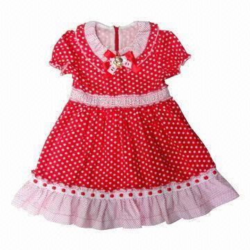 Best Girl's Dress/Clothes/Garment with Below-the-knee Length wholesale