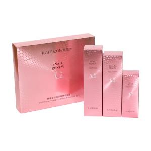 Best Embossing 250gsm Kraft Paper Gift Boxes , CMYK Pink Packaging Box wholesale