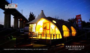 Best Sunshade Rainproof Resort Park Hotel Popular Luxury Safari Tent for Sightseeing Stand wholesale