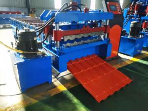 Best Aluminum 415v Glazed Tile Roll Forming Machine Control By Computer Automatically wholesale