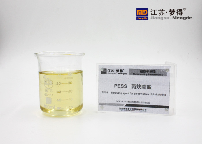 Best PESS Plating Intermediates , Yellow Liquid Electroplating Additive For Nickel Plating Baths wholesale