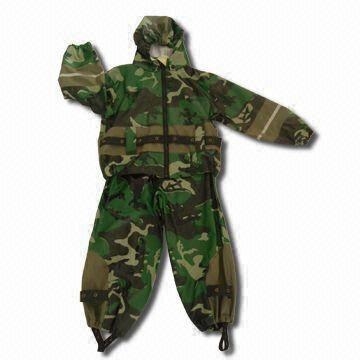Best Children's Rain Suit with Camouflage Rotary Printing wholesale