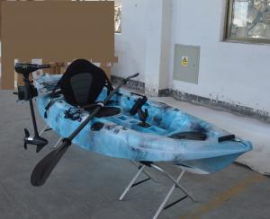 Best Roto Molding Electric Powered Kayak Adjustable Aluminum Frame Backseat With Trolling Motor wholesale