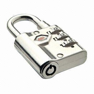 Best Combination Padlock with Four Wheels, Zinc-alloy Outer Housing and Barrel wholesale