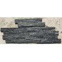 Black Quartzite Thin Stone Veneer,Split Face Z Stone Wall Panels,Quartzite Zclad for sale