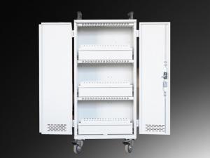 Best Steel Material Computer Charging Cart  For 60 ,  Fan Cooling Laptop Storage Cart wholesale