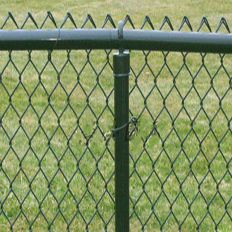 America Highway Chain Link Fence Fabric 6 Ft 9 Gauge Wire Mesh for sale