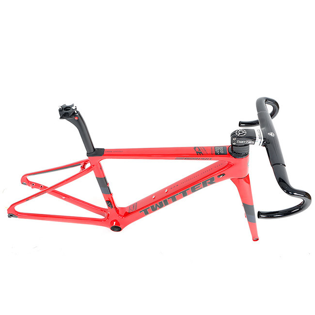 Best Customized Logo Carbon Road Frame , 56cm Bike Frame Multiple Color Choices wholesale