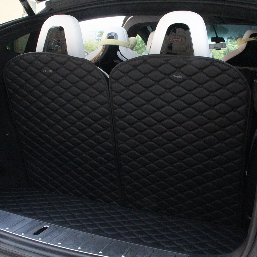 Best TOPFIT 3rd Row Back Seat Protector Mat For Tesla Model X(2 of Set, Black) wholesale