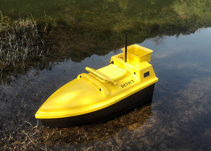 Best Fishing bait boat DEVC-103 yellow DEVICT DESS autopilot radio control brushless motor for bait boat wholesale