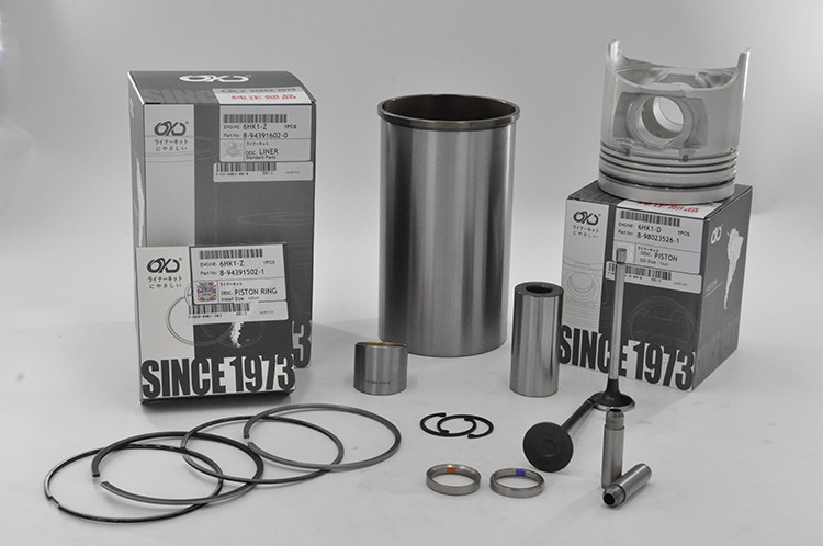 Best 6HK1 Isuzu Engine Parts Engine Overhaul Kit Piston Set Liner Kit 6 Cyls wholesale