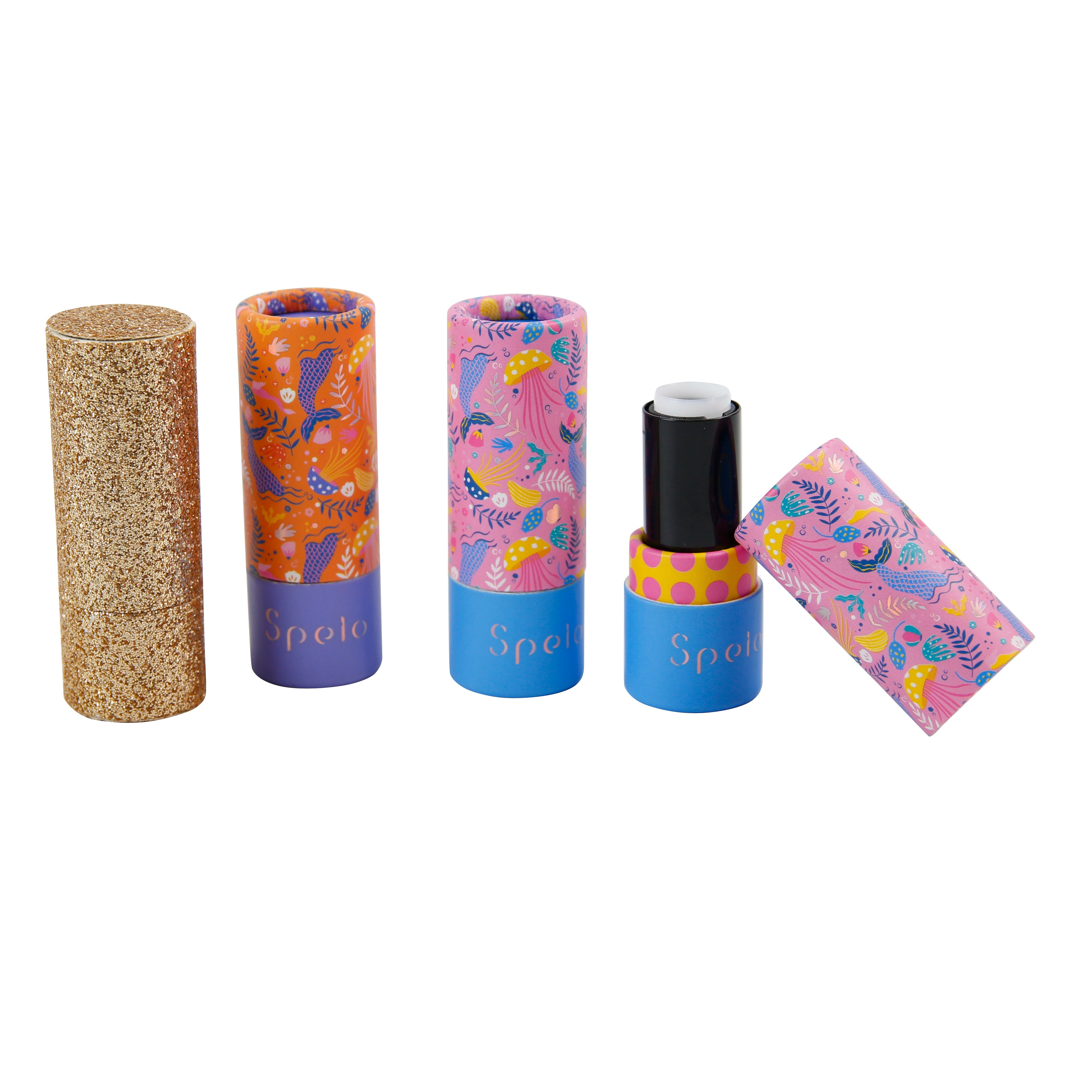 Best Rolled Top Reusable Lipstick Tube Mini Customized Lipstick Containers wholesale