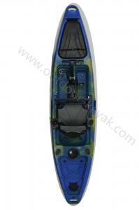 Best Waterproof Hatchs 12ft Sea Touring Kayak Adjustable Footrest Steering System wholesale