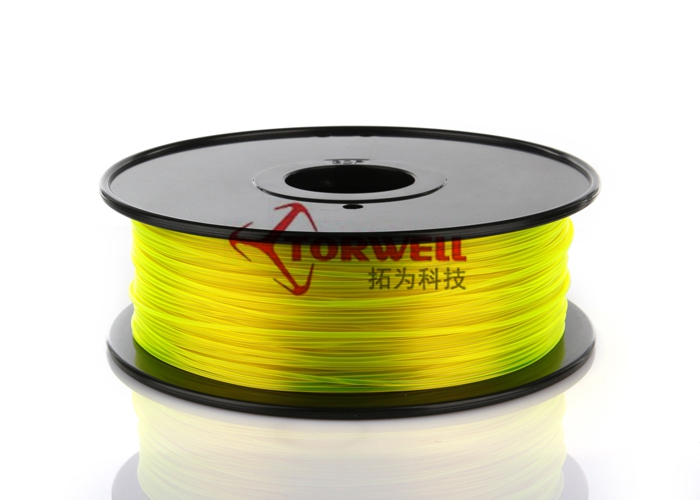 Best Torwell PETG filament for 3D Printer 1.75mm 1kg spool Yellow wholesale