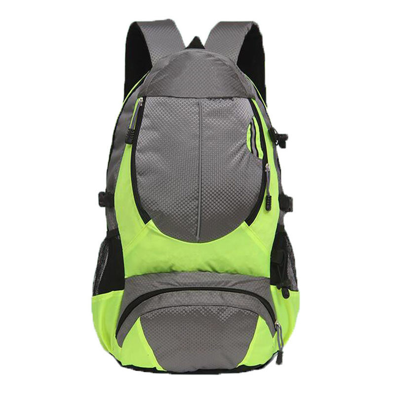 Best Green / Black Color Rock Climbing Backpack Customized Printing Surface wholesale