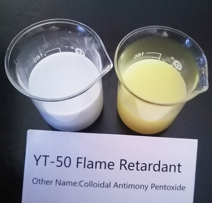 Best Iso9001 YT -50 Flame Retardant Agent Colloidal Antimony Pentoxide wholesale