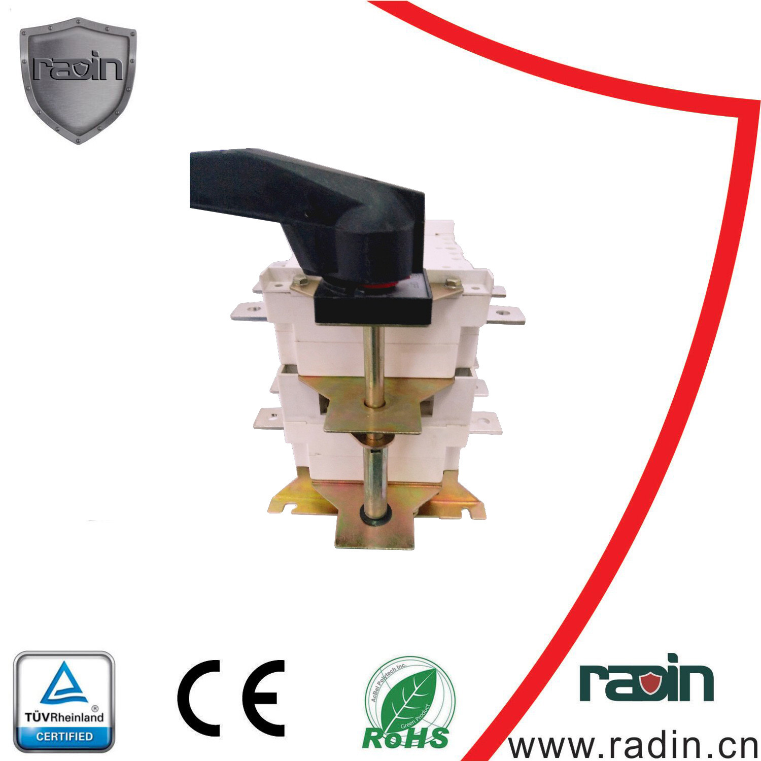 Best 125A-1600A Manual Transfer Switch Changover Load Isolator CCC RoHS Approved wholesale