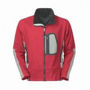 Best Men's Outdoor Wear with Waterproof Zipper, Laser Cut Pocket and 3-layer Soft Shell wholesale