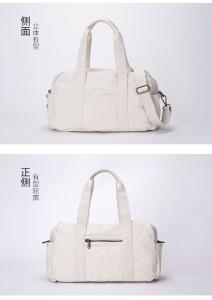 Best Pearl White Collapsible Duffel Bag , Packable Duffel Bag 48 * 30 * 20CM wholesale