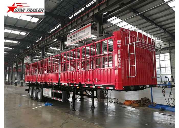 Best Cargo Stake Side Wall Semi Trailer 60T Heavy Duty Load With Longer Service Life wholesale
