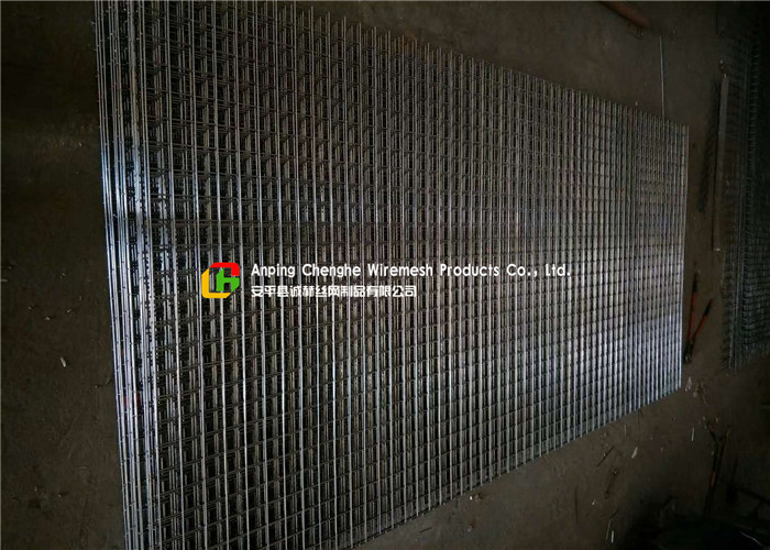Flat Concrete Wire Mesh , Industrial Small Hole 1 X1 Wire Mesh For Fishing for sale