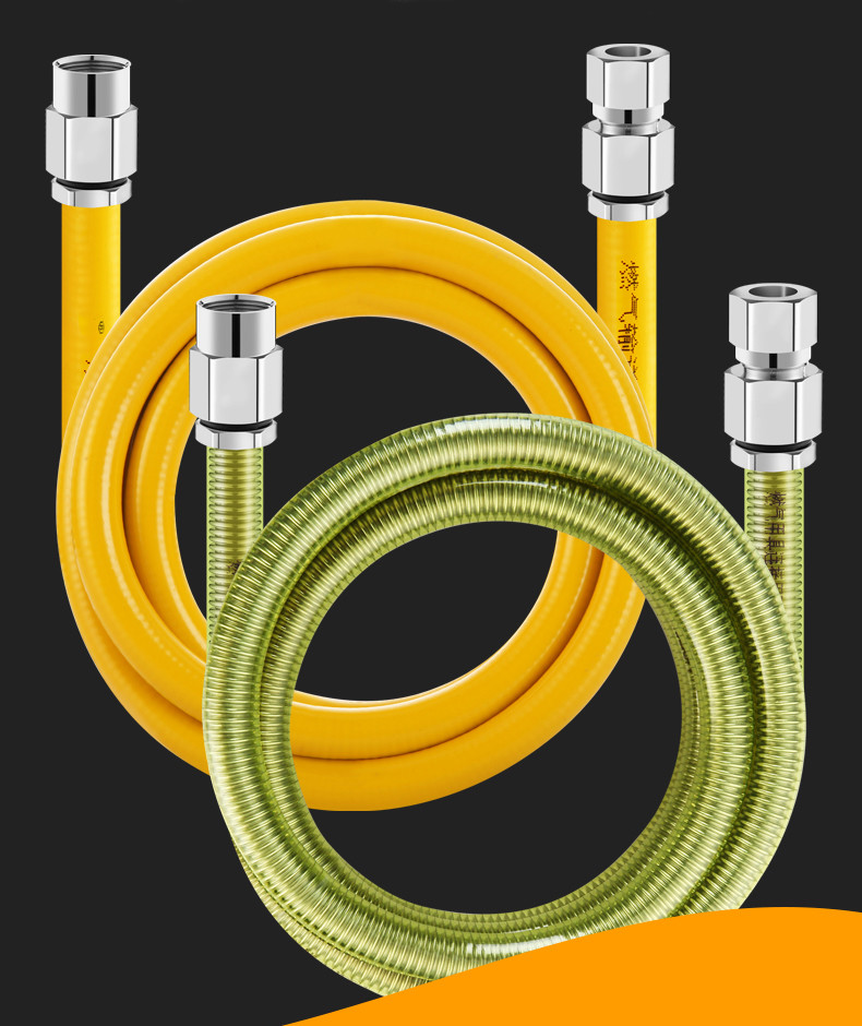 Best Length 1.2m Fire Resistant Hose , DN20 Domestic Gas Meter Flexible Hose wholesale