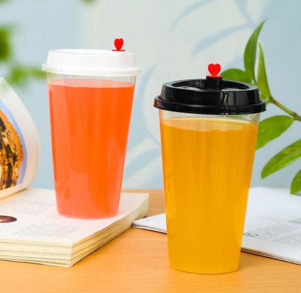 Cheap Milkshake Juice Tea PP Disposable Plastic Cups Custom Printing Vasos 16oz 500ml for sale