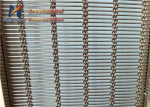 Best SS201 Decorative Wire Mesh Panels 8m Hotel Window Shade wholesale