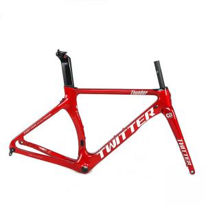 Best THUNDER Disc 50cm Hieght Carbon Road Bike Frame With Disc Brake wholesale