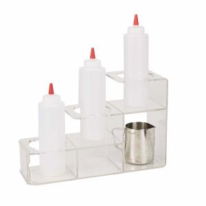 Best Transparent Acrylic Wine Stand Weather Resistant For Syrup Bottle Storage wholesale