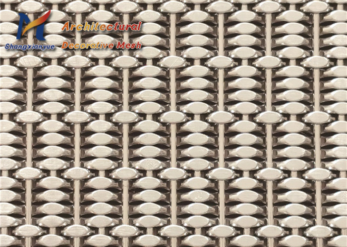 Best 7.8mm Architectural Woven Metal Mesh Pattern Stainless Steel 316 wholesale