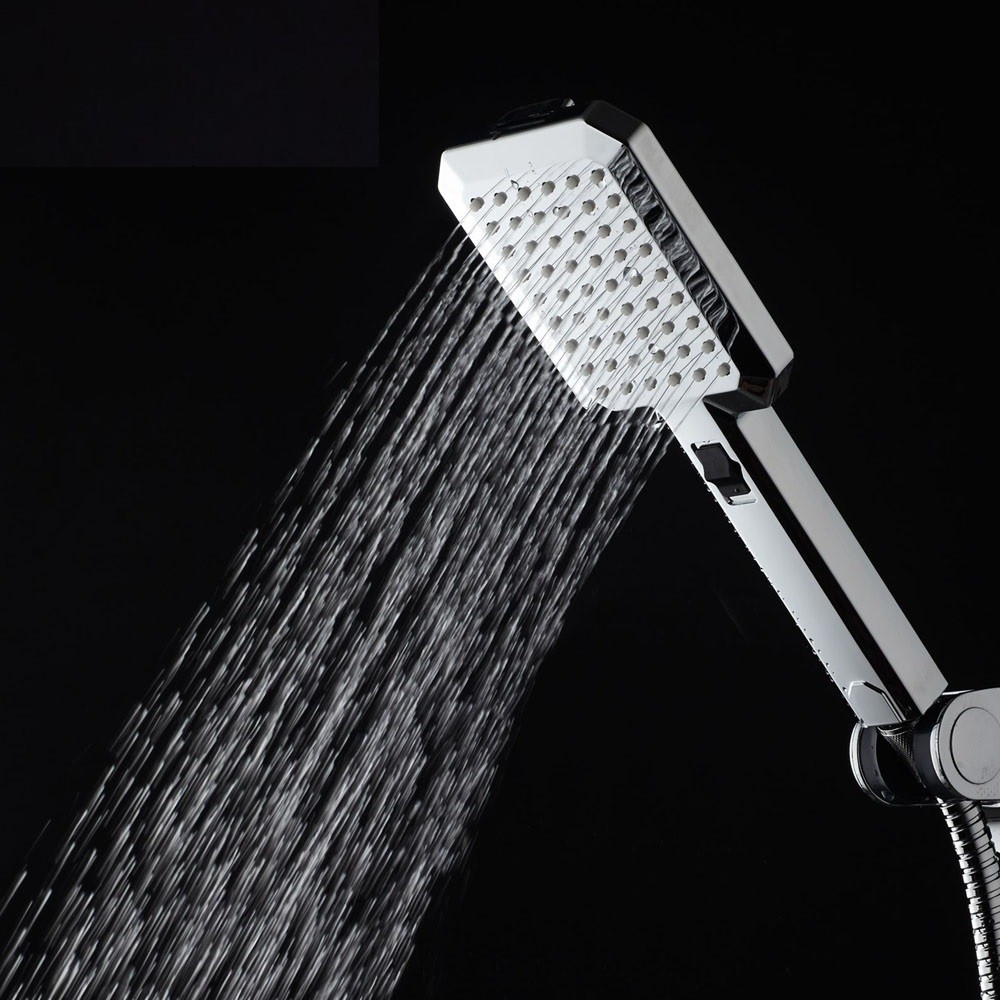 Best JK-2100 2018 New Hand Shower and Toilet Shower Shattaf  Two In One Function Square On-Off Shower head Chrome Plated wholesale