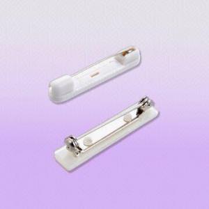 Best Plastic Bar with Pin Attachment, Suitable for Badges, Comes in White wholesale