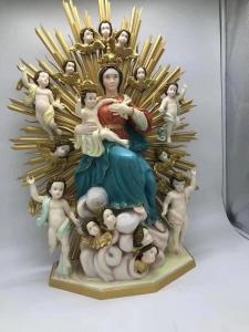 Best Virgin Mary Statue 1200dpi Stereolithography 3D Printing Custom Hand Painting wholesale