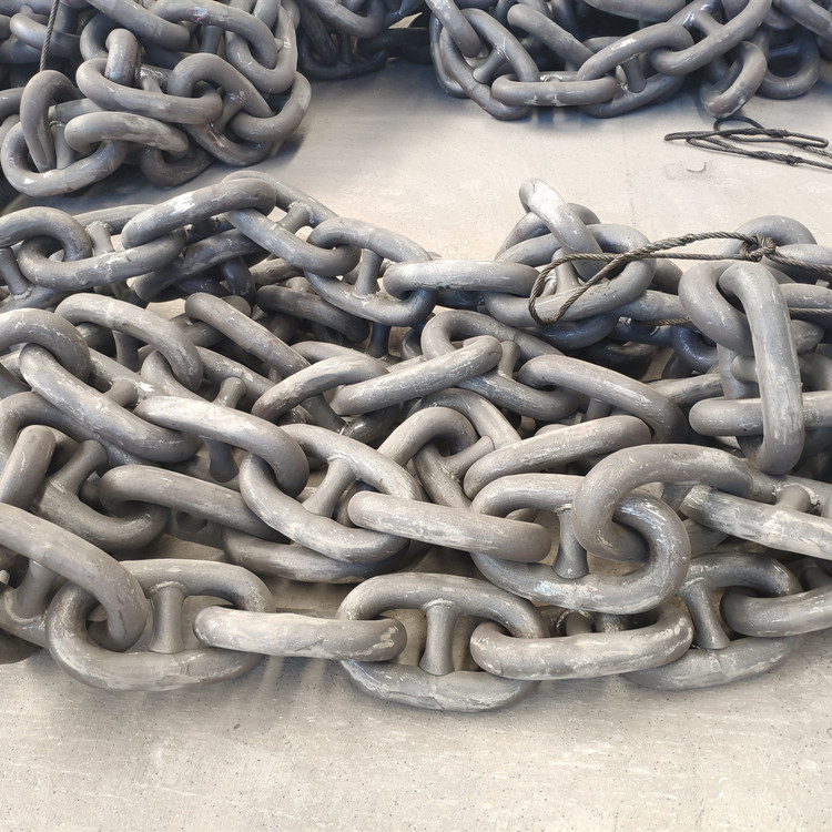 China Supplier 92MM Marine Grade U3 Stud Link Anchor Chain In Stock for sale